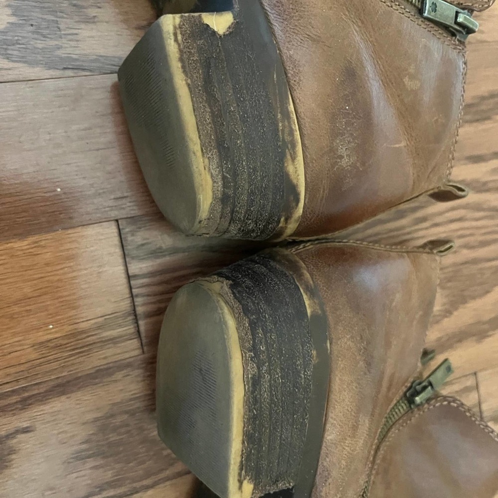 Lucky Brand Booties Leather Size 10 - Picture 9 of 9
